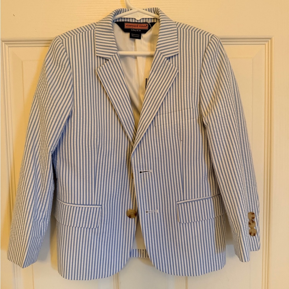 Vineyard Vines Hydrangea Seersucker Sport Coat